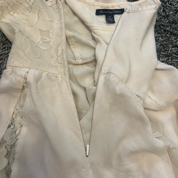 American Eagle Boho Lace Top Size 00 - Picture 7 of 9